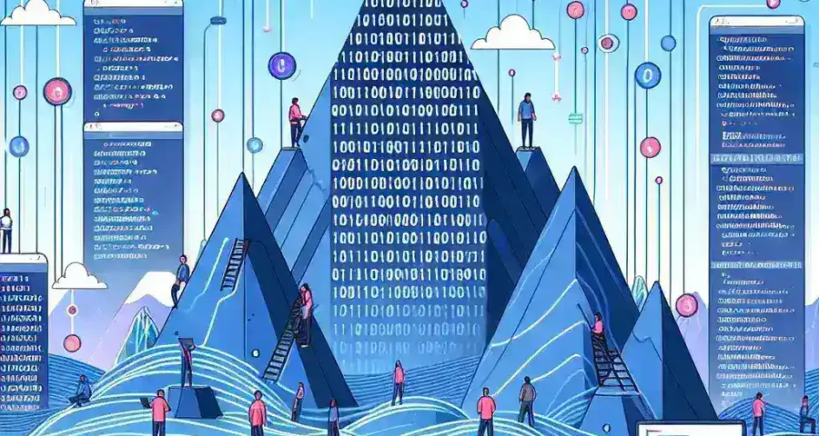 "Developers using code quality scanning software to enhance software development processes and ensure high code standards in modern development teams."